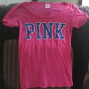 Rare pink tee small